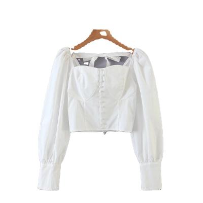 China Factory Direct Selling Lady Professional Shirt Women's Breathable Design Work Tops Casual Designs Ladies for sale