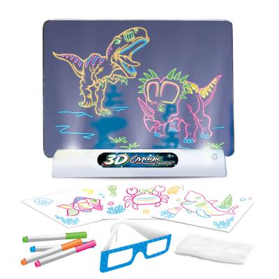 China DIY Paint Light Up Discovery Pad - Kids Magic Pad Light The Drawing Board for sale