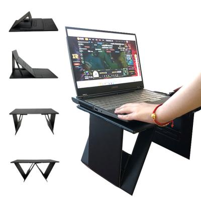 China Foldable hot bed table bedroom desk product multifunctional PU tablet stand for laptop computer for sale