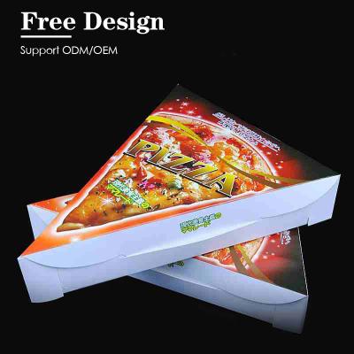 China Wholesale Cheap ASP Recyclable Custom Printed Personalized Cardboard Triangle Pizza Box for sale