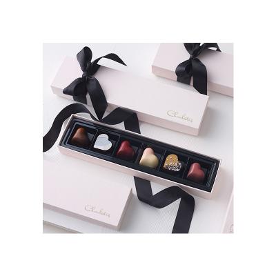 China ASP DIY Recyclable European Creative Handmade Heart Shaped Chocolate Packaging Gift Box With Ribbon Recyclable Paper Boxes Customizable for sale