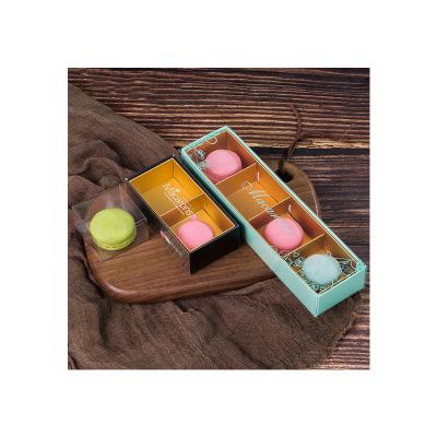 China ASP Factory Price Recyclable Clear Plastic Macaron Packaging Box Wholesale For Bakery for sale