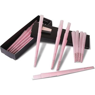 China Pre Rolled Cones ASP Double Layer Design Pink Pre Rolled Cone Rolling Paper For Women for sale