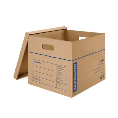 China High Quality Recyclable ASP Brown Corrugated Cardboard Strong Cardboard Home Moving Cardboard Box for sale