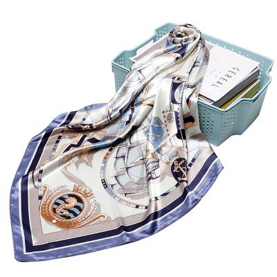 China 2021 New Style Daily Life Printed Scarves For Women Spring 2021 Summer Professional Airline Hostess Scarf for sale