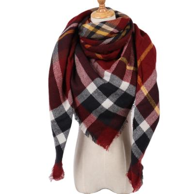 China 2021 New Style Daily Life Thick Square Scarf 2021 Fine Imitation Cashmere Scarf Large For Autumn And Winter for sale