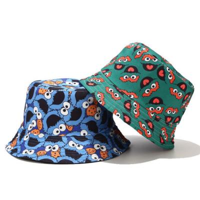 China Image Fashion Design Cotton Bucket Hats Bucket Hat Cartoon Animals Sun Fisherman Hat for sale