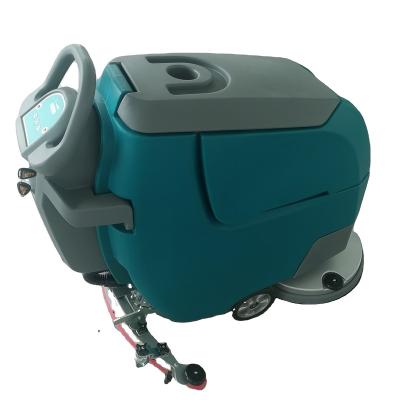 China Hotels Walk-Behind Electric Floor Sweeper Tile Scrubber Cordless Power Scrubber OEM for sale