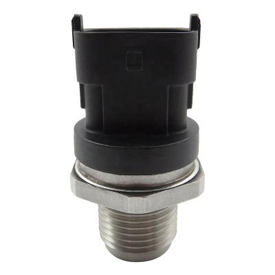 China Stainless Steel 0281006327 Fuel Injection Fuel Rail Pressure Sensor For Dodge Ram 2007-2012 2500 3500 6.7L Cummins for sale