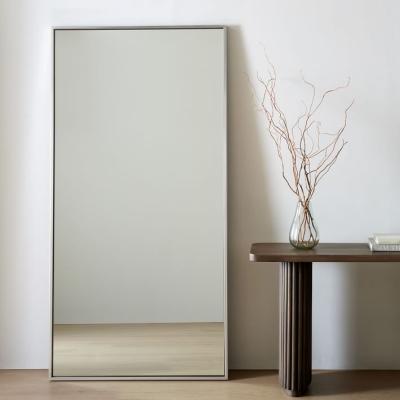 China Rustic Modern Nordic Metal Framed Full Length Floor Mirror for sale