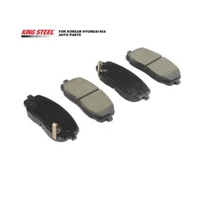 중국 Auto Parts OEM 58101-07A00 Brake System Parts KINGSTEEL Brake Semimetal Ceramic Front Brake Pads For HYUNDAI I10 2007 판매용