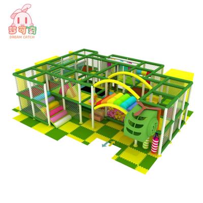 China 3-12years Big Tube Fiberglass Plastic Slide Rock Climbing Nets Swing Set Kids Babies Indoor Playground for sale