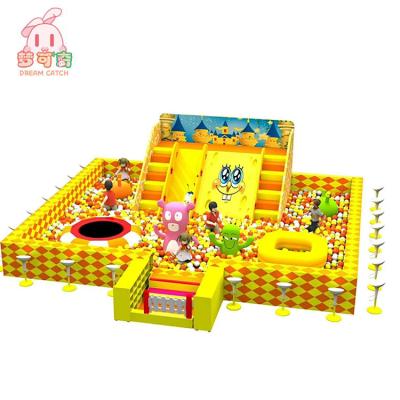 China hot sale 3-12years baby play equipment baby indoor soft fitness trampoline indoor playground for sale