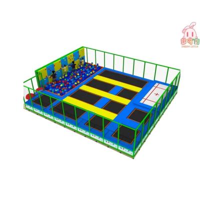 China With new protectors net 2020 rent a mini trampoline with foam pit, bungee jumping for sale