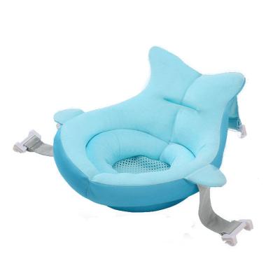 China Baby Infant Newborn Bath Cushion Shark Bathtub Shower Bed Anti-Slip Baby Bathing Cushion L0122 for sale