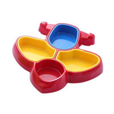 China 2021 Factory Price Sustainable Kids Cartoon Dish Kids Tableware Airplane Bowl for sale