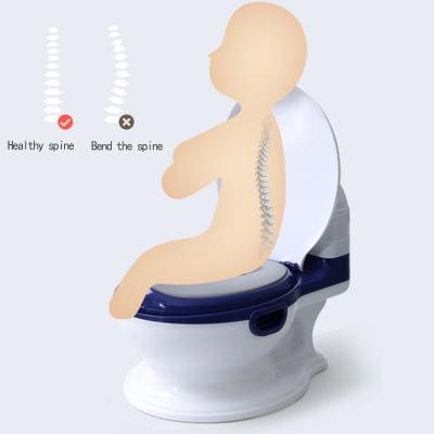 China Third generation training children's toilet baby simulation baby potty training portable toilet for sale