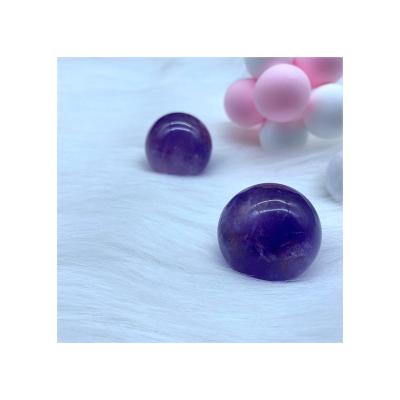 China Art Factory Supply 30mm Diameter Folk Ball Shape Purple Amethyst Healing High Quality Sphere for sale