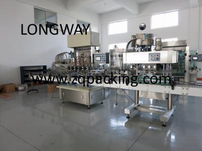 China 100% factory for sale automatic aicd packing line from Round bottle feeding machine,filling ,capping .labeling ,boxing ) for sale