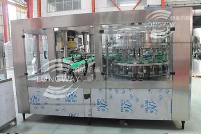 China CHINA LONGWAY AUTOMATIC FIZZY DRINK CAN FILLING SEAMING MACHINE HOT SALE for sale