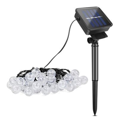 China Solar Power LED Lamp String Lights Crystal Ball LED Solar String Lights Solar Waterproof Fairy Lights Garden Outdoor Christmas Decor PartyFor Gardening for sale