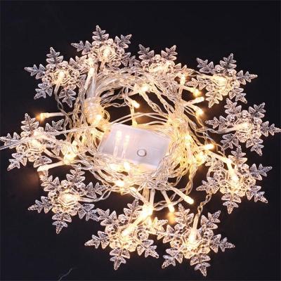 China 3.5M Electric Christmas Snowflakes LED String Light Curtain Lights Indoor/Outdoor Waterproof Connectable Holiday Party Wave Light for sale