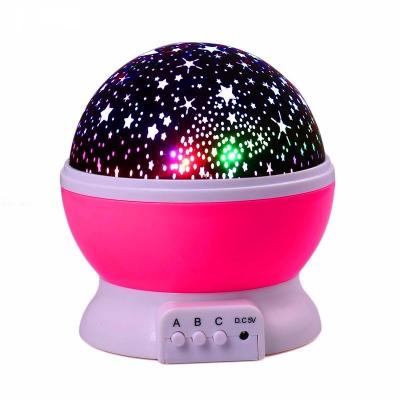 China Wholesale Christmas Ball Light Projector Lamp Light For Baby Kids Without Power Line 360 ​​Degree Rotation 4 LED Bulbs Color Changing With USB Cable for sale