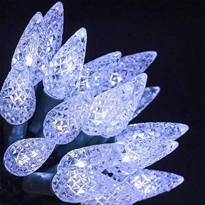 China Party LED Cherry Blossom Strawberry Disco Ball Flower Novelty Solar String Lights Fairy Lights For Garden Decoration for sale