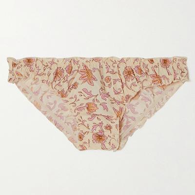 China New Petal Ladies Breathable Sexy Lace Panties Transparent Panties for sale