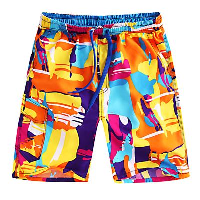 China Fashion QUICK DRY Printing Stretchy Breathable Men Lace Up Mens Swimwear for sale