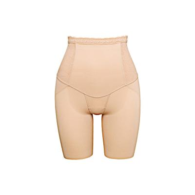 China Women's Viable Classic Solid Waistband Elastic High Turn Over Anti-Curb Shapewear Boxer for sale