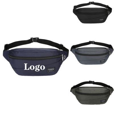 China 2021 New Fashion Men's Custom Logo Business Waist Bag Mobile Phone Trunk Large Capacity Waterproof Bag for sale