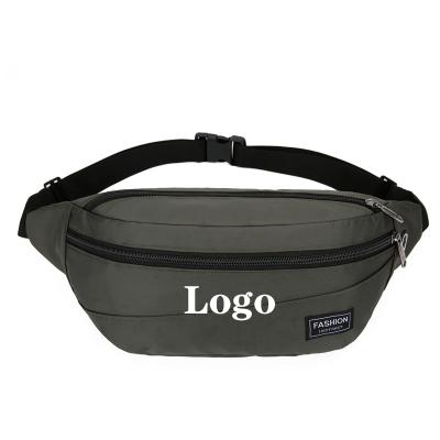 China 2021 new fashion men's mobile phone bag waterproof large capacity trunk bag custom logo Business Waist Bag for sale