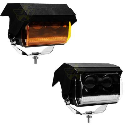 China New Style Amber White Pop-Up LED Headlight Car Headlights Auto Hide Hide Headlight For Jeep 4x4 Pickup SUV ATV Pickup Trailer Forklift Offroad Offroad Motorcycle for sale