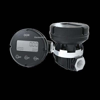 China High Accuracy and Convenient High Precision 30 L-300 L2 Ogm Elliptical Speed ​​Flow Meter Electric Oval Digital Speed ​​Flow Meter for Diesel Engine Consumption for sale