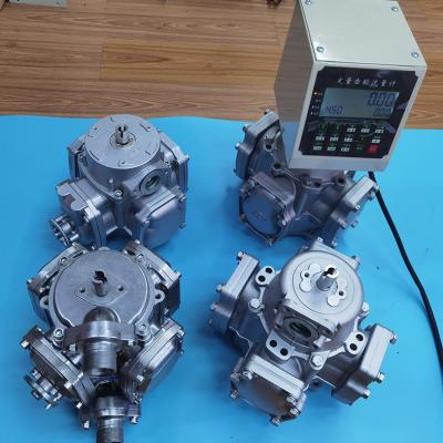 China China High Precision Aluminum Alloy Flowmeter Rotary Piston Measuring Liquid Flow Meter 50/65 Gasoline and Diesel Oil Flow Meter for Refueling Machine for sale