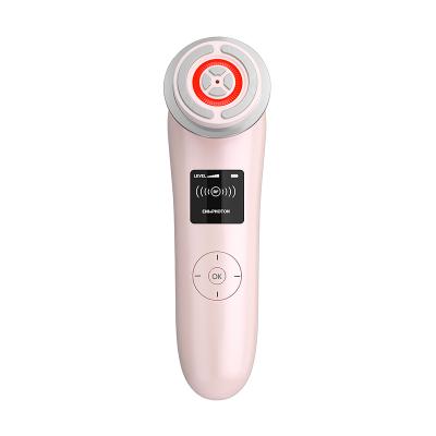 China Handheld Lifting Sonic Vibration Relaxation Device for Smoother Face Tighter Skin Care Beauty Cooling Heating Tool for Women for sale