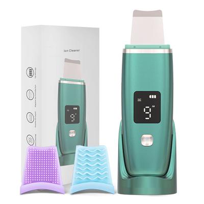 China New OEM/ODM Fashion Home Use Beauty DEEP CLEANSING Device Peeling Ultra Sonic Facial Remover Skin Scrubber Pore Machine for sale