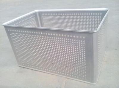 China Big aluminum transfer container, aluminum perforated sheet container, waterproof conainer for sale