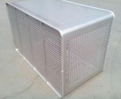 China Big aluminum transfer container, aluminum perforated sheet container, waterproof conainer for sale