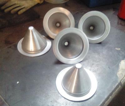 China non-corrosive Aluminum cover, Aluminum spinning parts, spinned basin, spinned tower parts, spinned light cover for sale