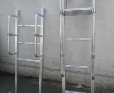 China non-standard Aluminum step ladder, truck ladder,fire engines ladder, waterproof ladder for sale