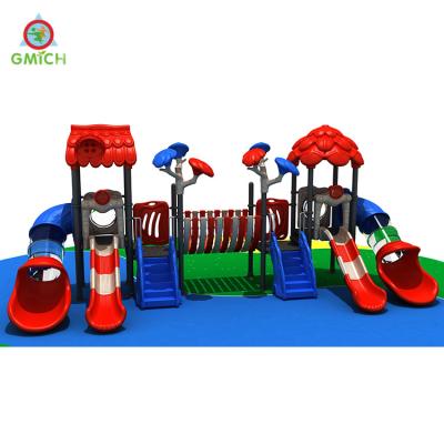 China eco-friendly kids games factory jinmiqi playground equipment plastic slides set for sale