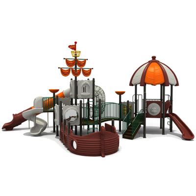 China Plastic Playground Pirate Ship Style Outdoor Playground For Preschool Play Equipment Kids Playground Equipment for sale