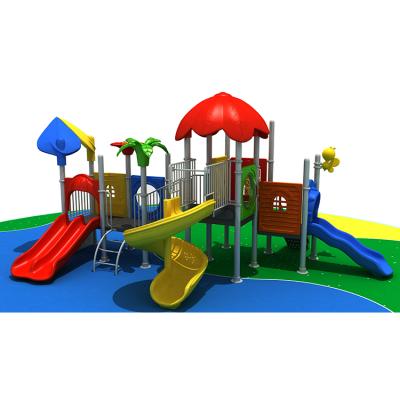 China Plastic Outdoor Playground Kids Amusement Park Slide For Sale for sale