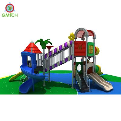 China Plastic LLDPE Plastic Backyard Slides Outdoor Playground Equipment For Sale for sale