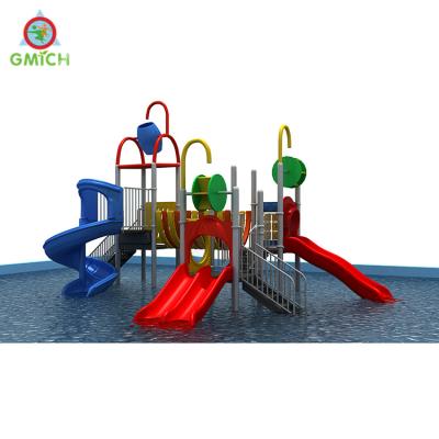 China LLDPE Jinmiqi Amusement Kids Water Play Equipment Water Slides Manufacturers for sale