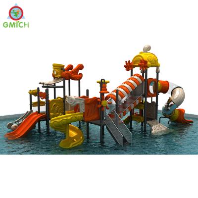 China Galvanized Steel and Plastic LLDPE Top Selling! Customized High Quality Waterpark Water Park Equipment Splash Aqua Park For Fun for sale