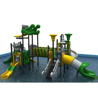 China Water Amusement Parks Playground Water Pool Games Kids Water Slide for sale