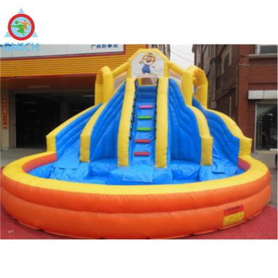 China Eco - Friendly Commercial Inflatable Slide Kids Inflatable Custom Water Pool for sale